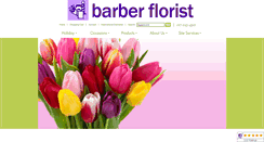 Desktop Screenshot of barberflorist.com