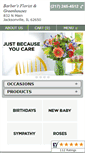 Mobile Screenshot of barberflorist.com